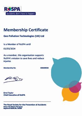 RoSPA certificate