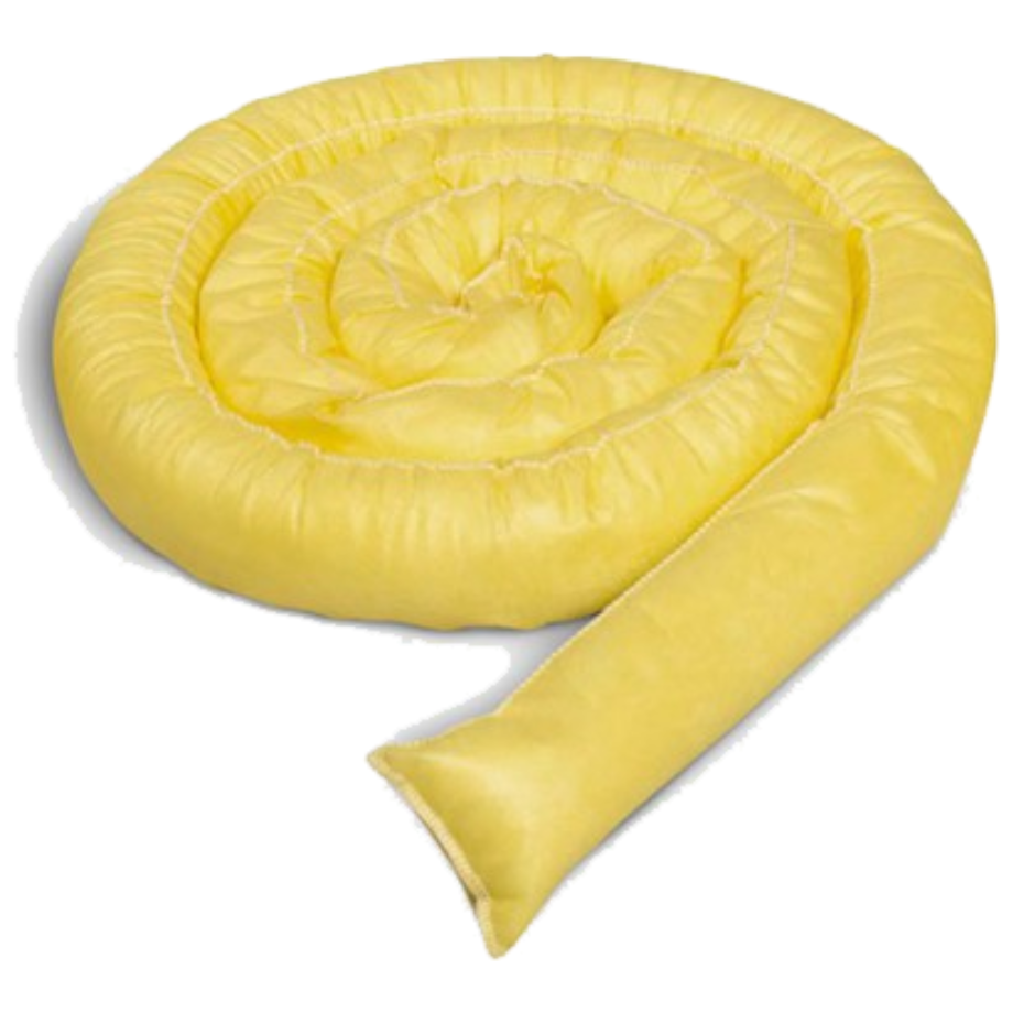 yellow chemical absorbent socks