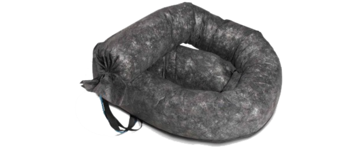 thumbnail image of grey oil boom