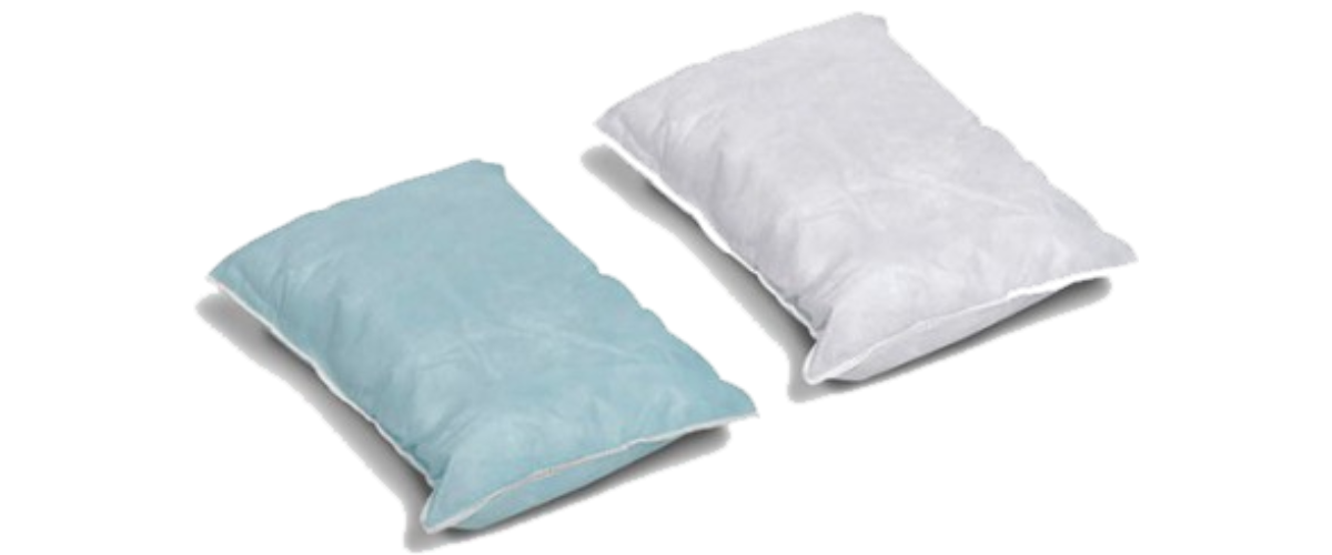 thumbnail image of a white and a blue oil cushion