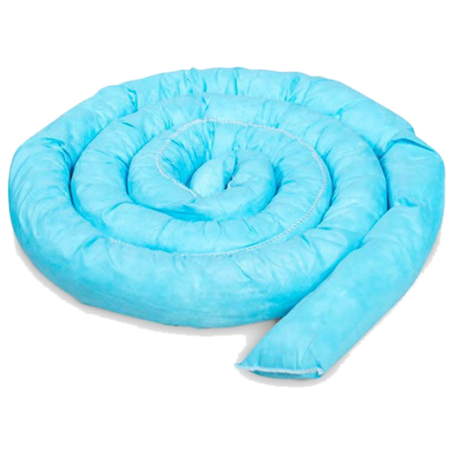 blue oil absorbent sock