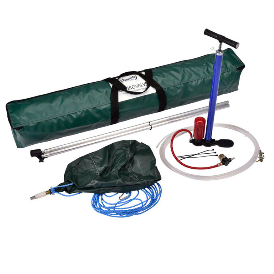 portable drain blocker system with its packaging